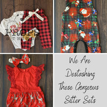 Load image into Gallery viewer, Christmas Sitter Outfits