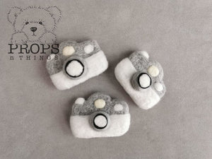 Felted Camera White